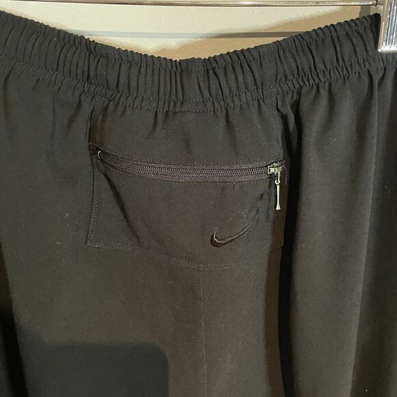 Vintage NIKE Track‎ Pants Jogger W/ Unique Back Middle Zip Sz L - Picture 7 of 8